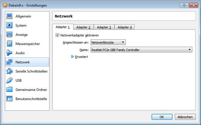 Debian Installation Erster Auswahlbildschirm